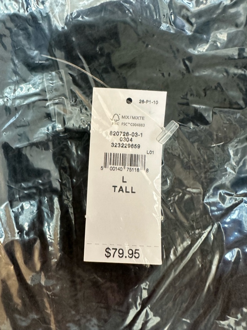 NWT: GAP cashsoft black large tall zip up Sweater